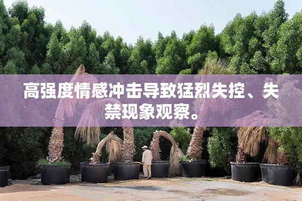 高强度情感冲击导致猛烈失控、失禁现象观察。
