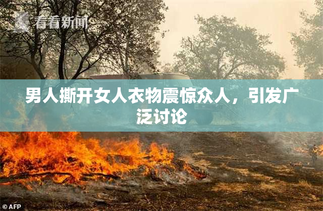 男人撕开女人衣物震惊众人，引发广泛讨论