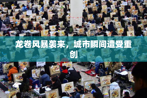 龙卷风暴袭来，城市瞬间遭受重创