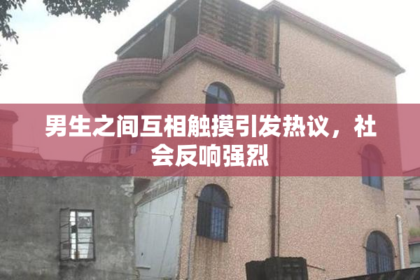 男生之间互相触摸引发热议，社会反响强烈