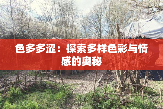 色多多涩：探索多样色彩与情感的奥秘