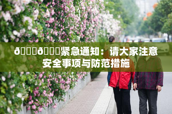 🔞🔞紧急通知：请大家注意安全事项与防范措施