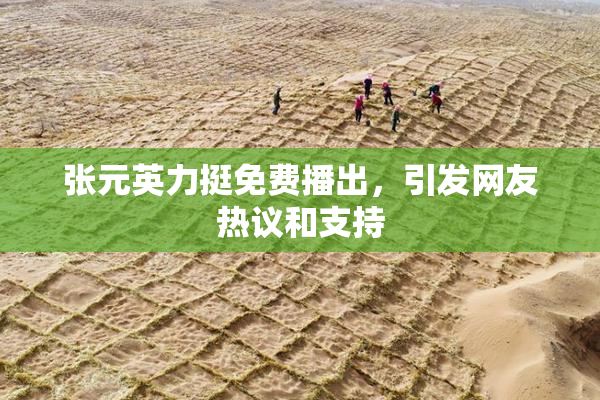 张元英力挺免费播出，引发网友热议和支持