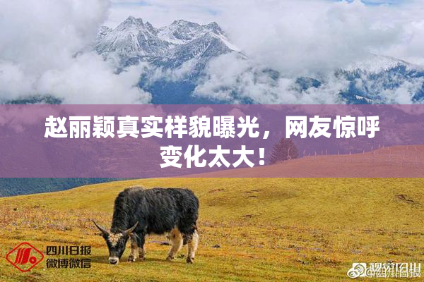 赵丽颖真实样貌曝光，网友惊呼变化太大！