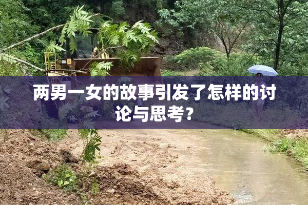 两男一女的故事引发了怎样的讨论与思考？