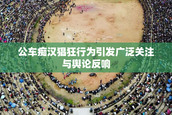 公车痴汉猖狂行为引发广泛关注与舆论反响