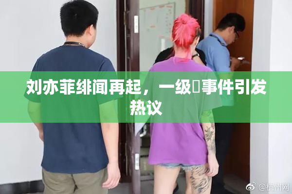 刘亦菲绯闻再起，一级婬事件引发热议