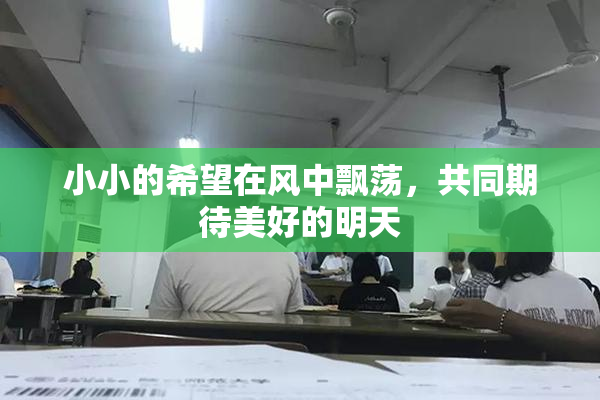 小小的希望在风中飘荡，共同期待美好的明天