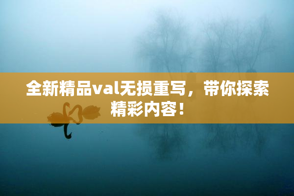全新精品val无损重写，带你探索精彩内容！