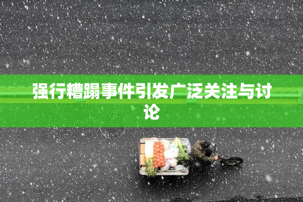 强行糟蹋事件引发广泛关注与讨论